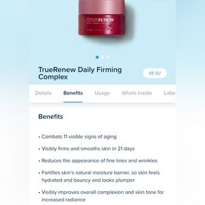 True Science (LifeVantage) True Renew Firming cream NIB